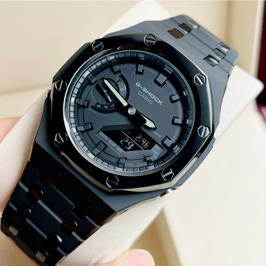 Đồng hồ G-Shock Màu Đen Vỏ Thép Đồng hồ G-Shock Màu Đen Vỏ Thép