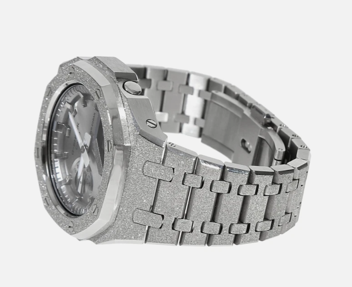 Đồng hồ Nam G-Shock GA-2100SB Dây kim loại Đồng hồ Nam G-Shock GA-2100SB Dây kim loại