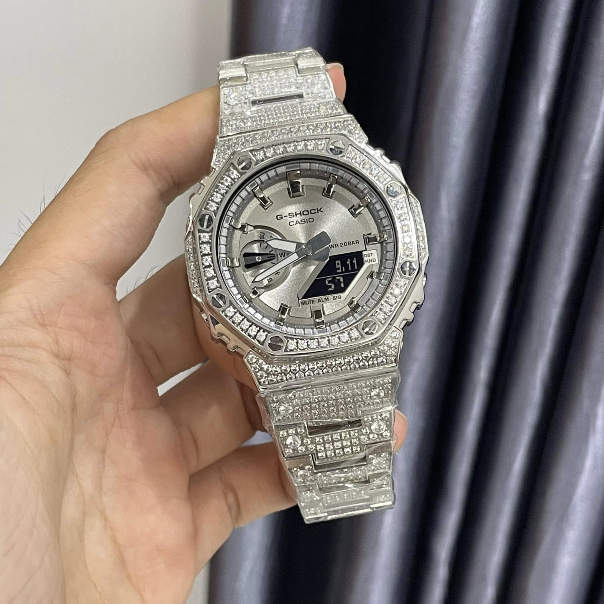 Đồng hồ Nam G-Shock GA-2100SB Màu Bạc Đồng hồ Nam G-Shock GA-2100SB Màu Bạc