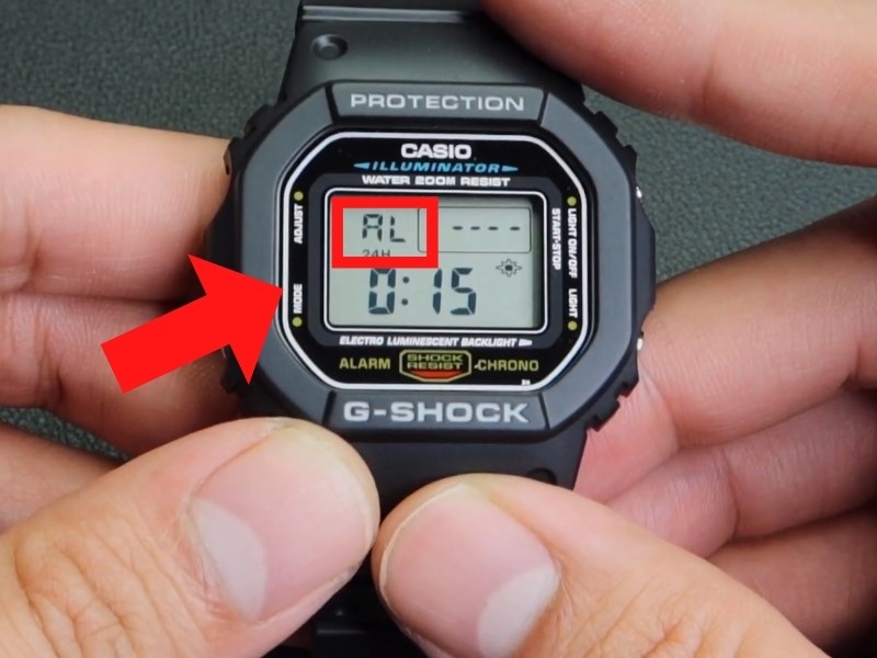 Nhấn nút Mode cho đến khi xuất hiện ký tự AL Nhấn nút Mode cho đến khi xuất hiện ký tự AL