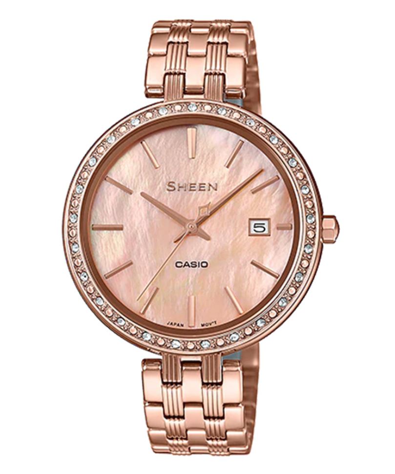 Đồng hồ Casio Sheen nữ SHE-4052PG-4AUDF Đồng hồ Casio Sheen nữ SHE-4052PG-4AUDF