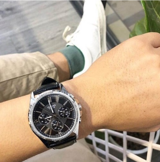 Đồng hồ Casio nam dây da Đồng hồ Casio nam dây da