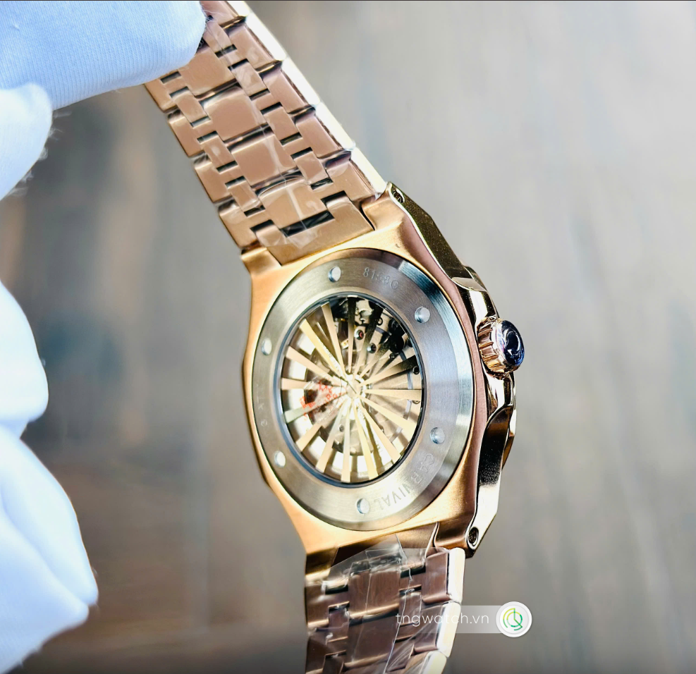 Đồng hồ Carnival nam lộ cơ Đồng hồ Carnival nam lộ cơ