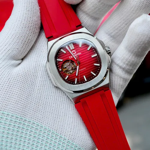 Đồng Hồ Nam Carnival 8128G HUYẾT LONG: Phiên Bản Màu Đỏ Siêu Phẩm Đẹp Nhất Từ Carnival