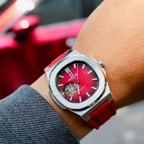 Đồng Hồ Nam Carnival 8128G HUYẾT LONG: Phiên Bản Màu Đỏ Siêu Phẩm Đẹp Nhất Từ Carnival