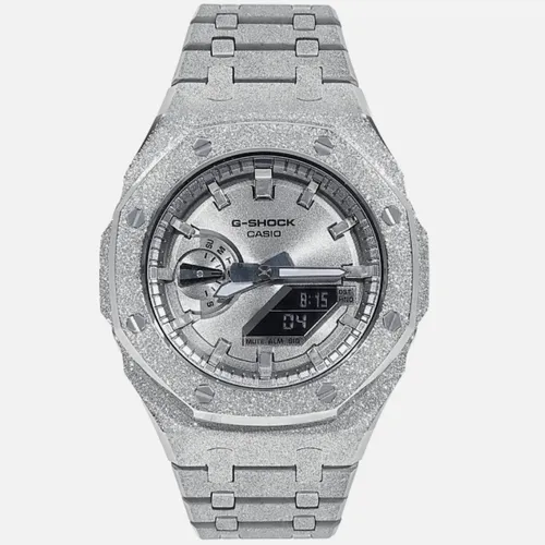 Đồng Hồ G-Shock GA-2100SB Frosted - Custom Phun Cát: Siêu Phẩm Đồng Hồ Phun Cát Lạnh Buốt Cổ Tay!
