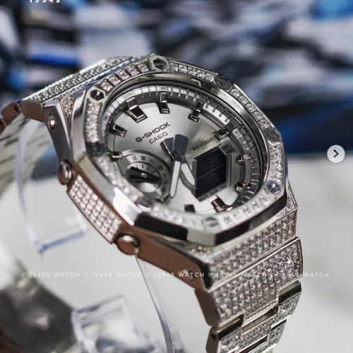 Đồng Hồ G-Shock GA-2100SB Đính Đá - Full Diamond: Điểm Nhấn Sang Chảnh Trên Cổ Tay Quý Ông