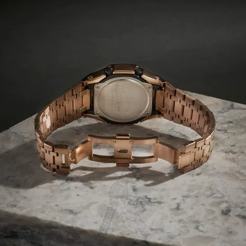 Đồng Hồ Nam G-Shock GA-2100GB Custom AP Full Vàng Hồng - Viền Bóng: Phụ Kiện Đồng Hồ Lấp Lánh Trên Cổ Tay Quý Ông