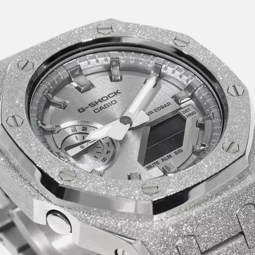 Đồng Hồ G-Shock GA-2100SB Frosted - Custom Phun Cát: Siêu Phẩm Đồng Hồ Phun Cát Lạnh Buốt Cổ Tay!