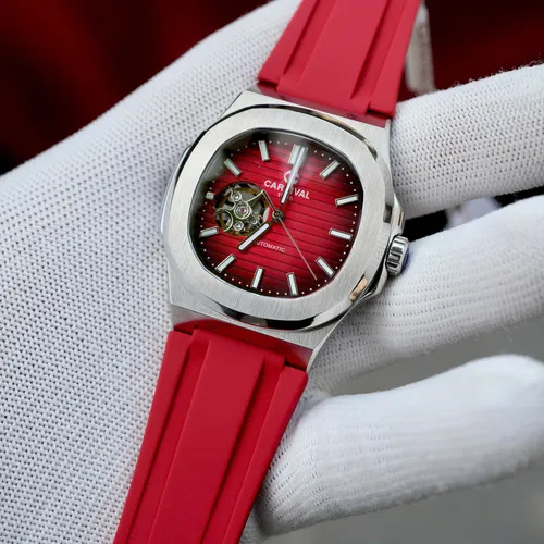 Đồng Hồ Nam Carnival 8128G HUYẾT LONG: Phiên Bản Màu Đỏ Siêu Phẩm Đẹp Nhất Từ Carnival