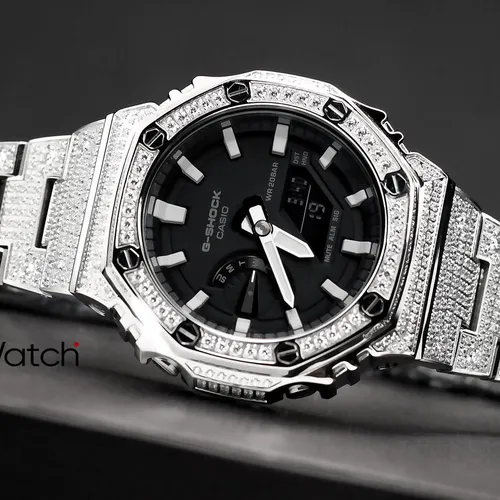 Đồng Hồ Nam G-Shock GA-2100AP Đính Đá - Full Diamond: Điểm Nhấn Sang Chảnh Trên Cổ Tay Quý Ông