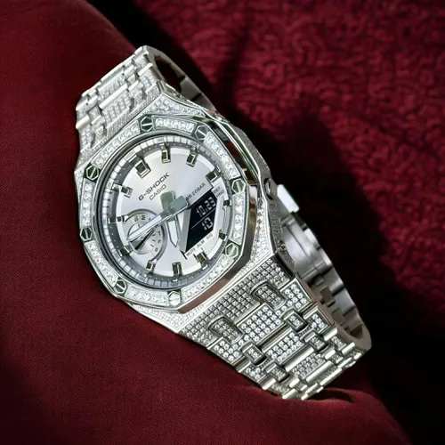 Đồng Hồ G-Shock GA-2100SB Đính Đá - Full Diamond: Điểm Nhấn Sang Chảnh Trên Cổ Tay Quý Ông