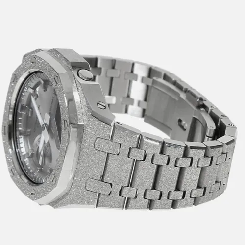 Đồng Hồ G-Shock GA-2100SB Frosted - Custom Phun Cát: Siêu Phẩm Đồng Hồ Phun Cát Lạnh Buốt Cổ Tay!
