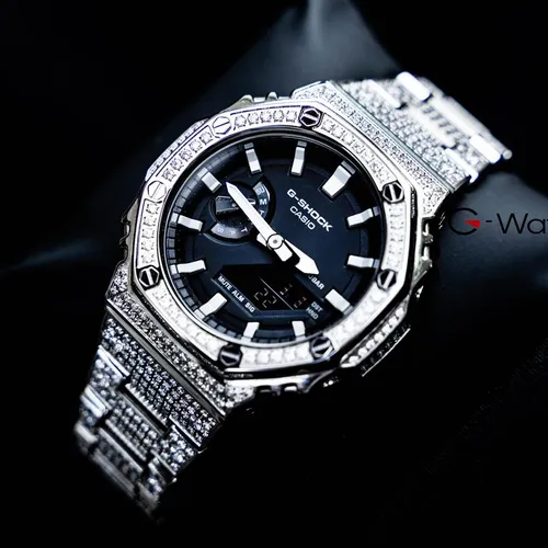 Đồng Hồ Nam G-Shock GA-2100AP Đính Đá - Full Diamond: Điểm Nhấn Sang Chảnh Trên Cổ Tay Quý Ông