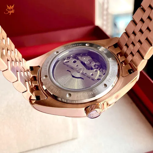 Đồng Hồ Nam Carnival 8131G-VH-N Mặt Số Nâu Choco - Dây Kim Loại: Thiết Kế Tựa ROLEX Demi Cho Quý Ông Lịch Lãm