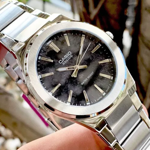 Đồng Hồ Casio Nam BEM-SL100D: Mặt Số Loang Độc Đáo Cho Phái Mạnh