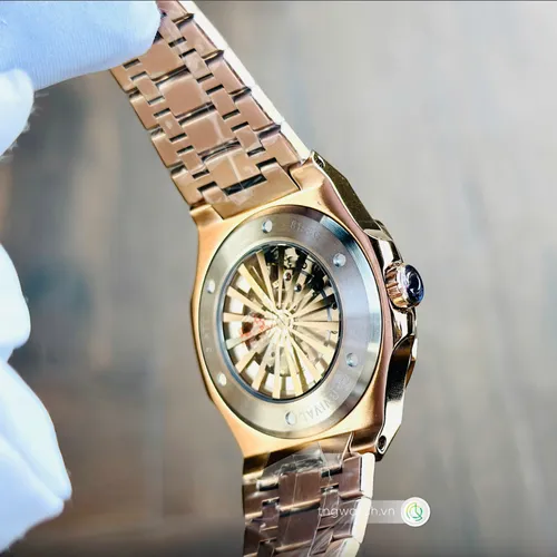 Đồng hồ Nam Carnival 8158G-VT-N Màu Nâu Choco - Dây Kim Loại: Mặt Số Dial Chuẩn Patek Đầy Nam Tính