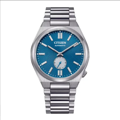 Đồng Hồ Nam CITIZEN TSUYOSA NK5010-51L Small Second - Mặt số Guilloche Xanh Dương - Vẻ Đẹp Độc Đáo Cho Cổ Tay Quý Ông