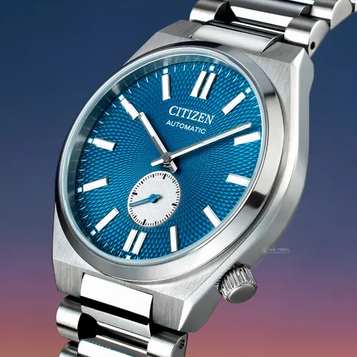 Đồng Hồ Nam CITIZEN TSUYOSA NK5010-51L Small Second - Mặt số Guilloche Xanh Dương - Vẻ Đẹp Độc Đáo Cho Cổ Tay Quý Ông