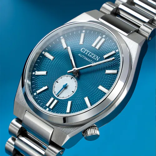 Đồng Hồ Nam CITIZEN TSUYOSA NK5010-51L Small Second - Mặt số Guilloche Xanh Dương - Vẻ Đẹp Độc Đáo Cho Cổ Tay Quý Ông