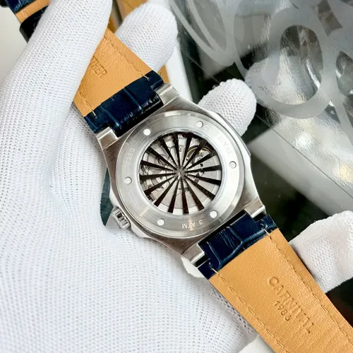 Đồng Hồ Nam Carnival 8128G-VT-DD-X Mặt Số Xanh Dương - Dây Da: Phiên Bản Lộ Cơ Mới Nhất Từ Carnival