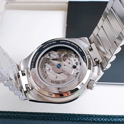 Đồng Hồ Nam CITIZEN TSUYOSA NK5010-51L Small Second - Mặt số Guilloche Xanh Dương - Vẻ Đẹp Độc Đáo Cho Cổ Tay Quý Ông