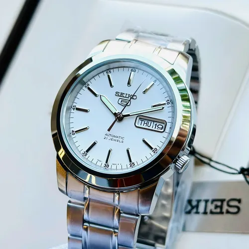 Đồng Hồ Nam Seiko 5 Automatic SNKE49K1 - Mặt số Trắng - Chất Lịch Lãm Toát Ra Từ Cổ Tay Quý Ông