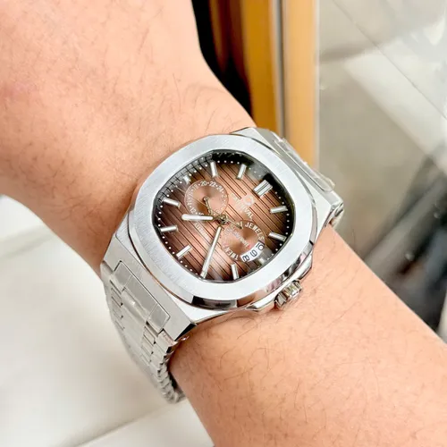 Đồng hồ Nam Carnival 8158G-VT-N Màu Nâu Choco - Dây Kim Loại: Mặt Số Dial Chuẩn Patek Đầy Nam Tính