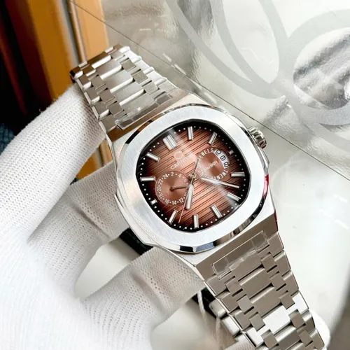 Đồng hồ Nam Carnival 8158G-VT-N Màu Nâu Choco - Dây Kim Loại: Mặt Số Dial Chuẩn Patek Đầy Nam Tính