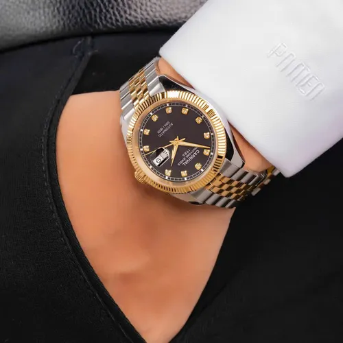 Đồng Hồ Nam Carnival 8131G-CV-D Mặt Số Đen - Dây Kim Loại: Vẻ Đẹp Từ Huyền Thoại Rolex Date