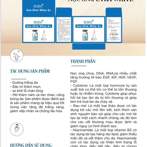 Bộ sản phẩm Tế bào gốc NMN gồm 1 lọ; Dung tích 12ml