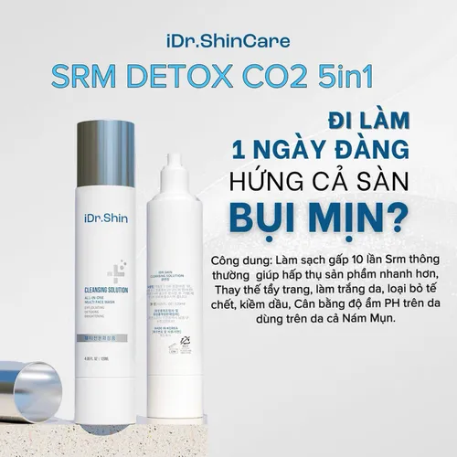 Bộ sản phẩm Sữa rửa mặt Idr.Shin Care gồm 1 lọ; Dung tích 180ml