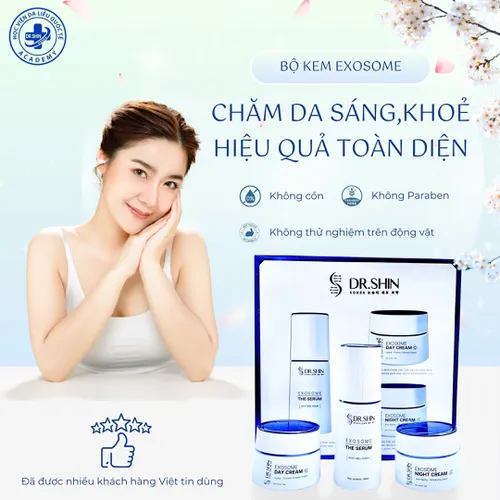 Bộ sản phẩm Bộ kem tan nám EXOSOME 3IN1 gồm 3 lọ; Khối lượng 80g/3 lọ