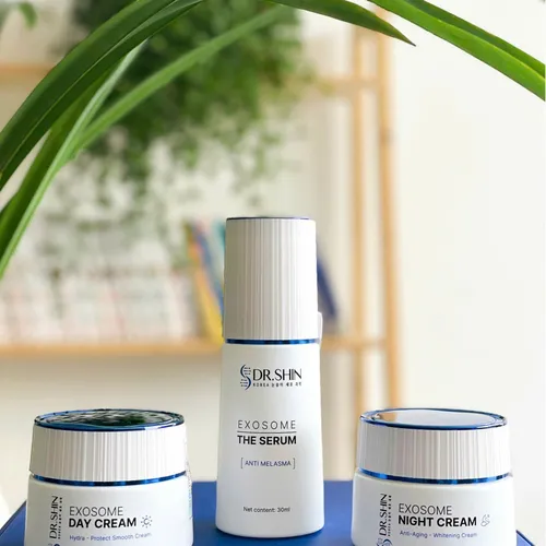 Bộ sản phẩm Bộ kem tan nám EXOSOME 3IN1 gồm 3 lọ; Khối lượng 80g/3 lọ