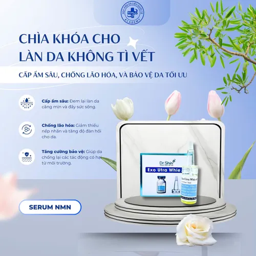 Bộ sản phẩm Meso không kim NMN gồm 2 lọ; Dung tích mỗi lọ 4ml/ 2lọ