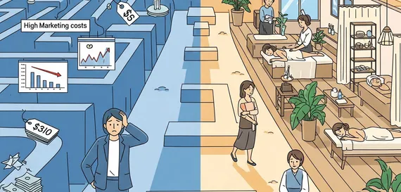 Nỗi đau khi tìm kiếm khách hàng mới cho spa và thẩm mỹ viện