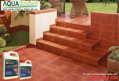 Giải pháp chống thấm tạo bóng cho gạch đất nung Giải pháp chống thấm tạo bóng cho gạch đất nung