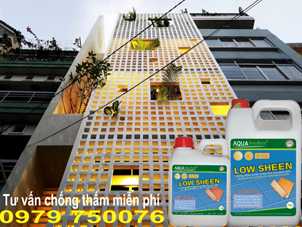 Sản phẩm chống thấm tạo bóng cho gạch block Sản phẩm chống thấm tạo bóng cho gạch block