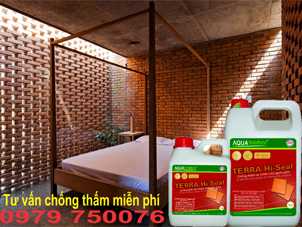 Chống thấm cho gạch xây đúng cách Chống thấm cho gạch xây đúng cách