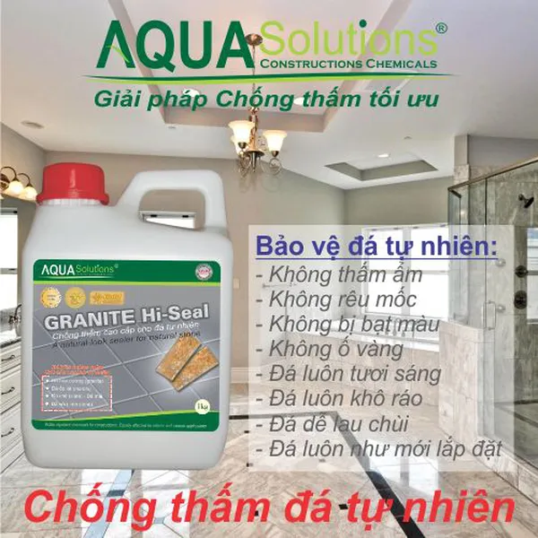 Chống thấm đá GRANITE Hi-Seal - Loại bình 1kg