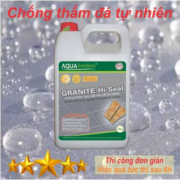 Chống thấm đá GRANITE Hi-Seal - Loại bình 5kg