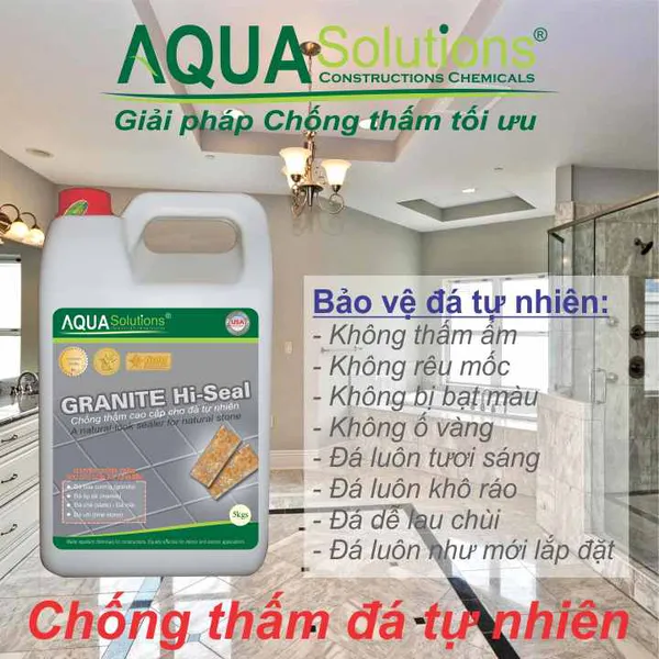 Chống thấm đá GRANITE Hi-Seal - Loại bình 5kg