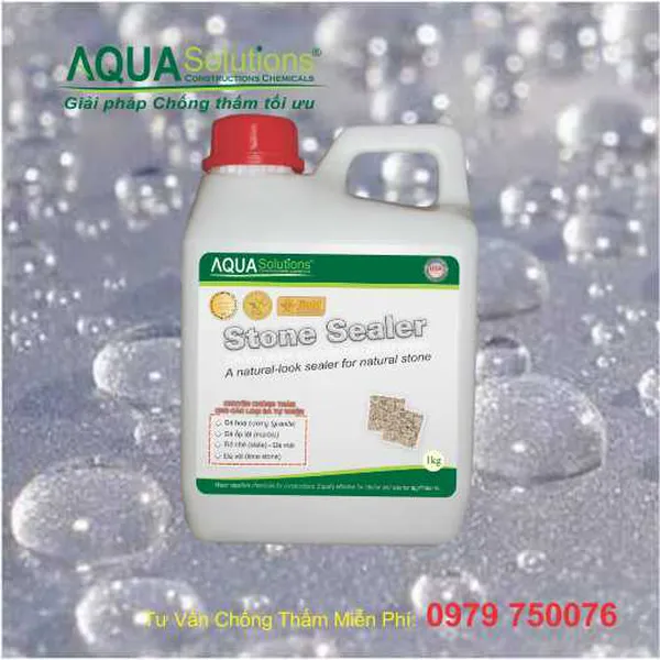 Chống thấm đá tự nhiên STONE Sealer - Loại bình 1kg