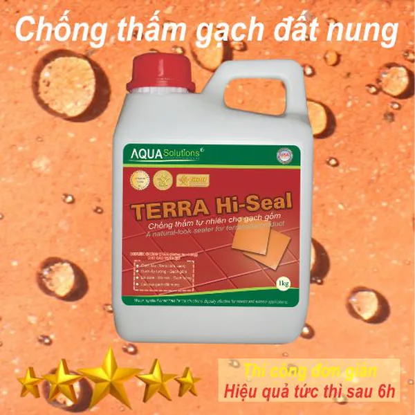 Chống thấm gạch đất nung TERRA Hi-Seal - Loại bình 1kg