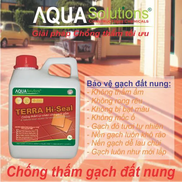 Chống thấm gạch đất nung TERRA Hi-Seal - Loại bình 1kg