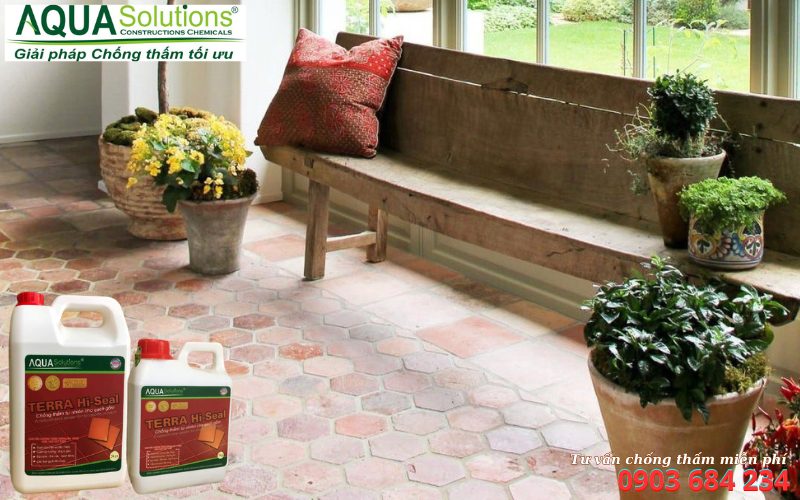 Chống thấm gạch gốm với sản phẩm Terra Hi-Seal Chống thấm gạch gốm với sản phẩm Terra Hi-Seal