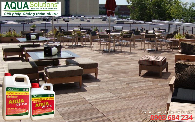 Chống thấm sân thượng ngăn nứt thấm sàn bê tông Chống thấm sân thượng ngăn nứt thấm sàn bê tông