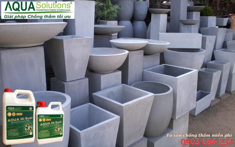 Chống thấm chậu xi măng xuất khẩu tránh nứt vỡ Chống thấm chậu xi măng xuất khẩu tránh nứt vỡ