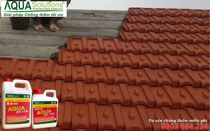 Chống thấm mái bê tông kết hợp lợp ngói bền đẹp Chống thấm mái bê tông kết hợp lợp ngói bền đẹp