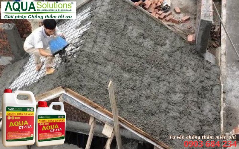 Chống thấm mái bê tông cho biệt thự hiệu quả Chống thấm mái bê tông cho biệt thự hiệu quả